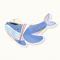 Vinyl Sticker - Captain Whale