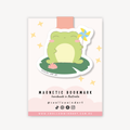 Magnetic Bookmark - Kawaii Happy Froggy