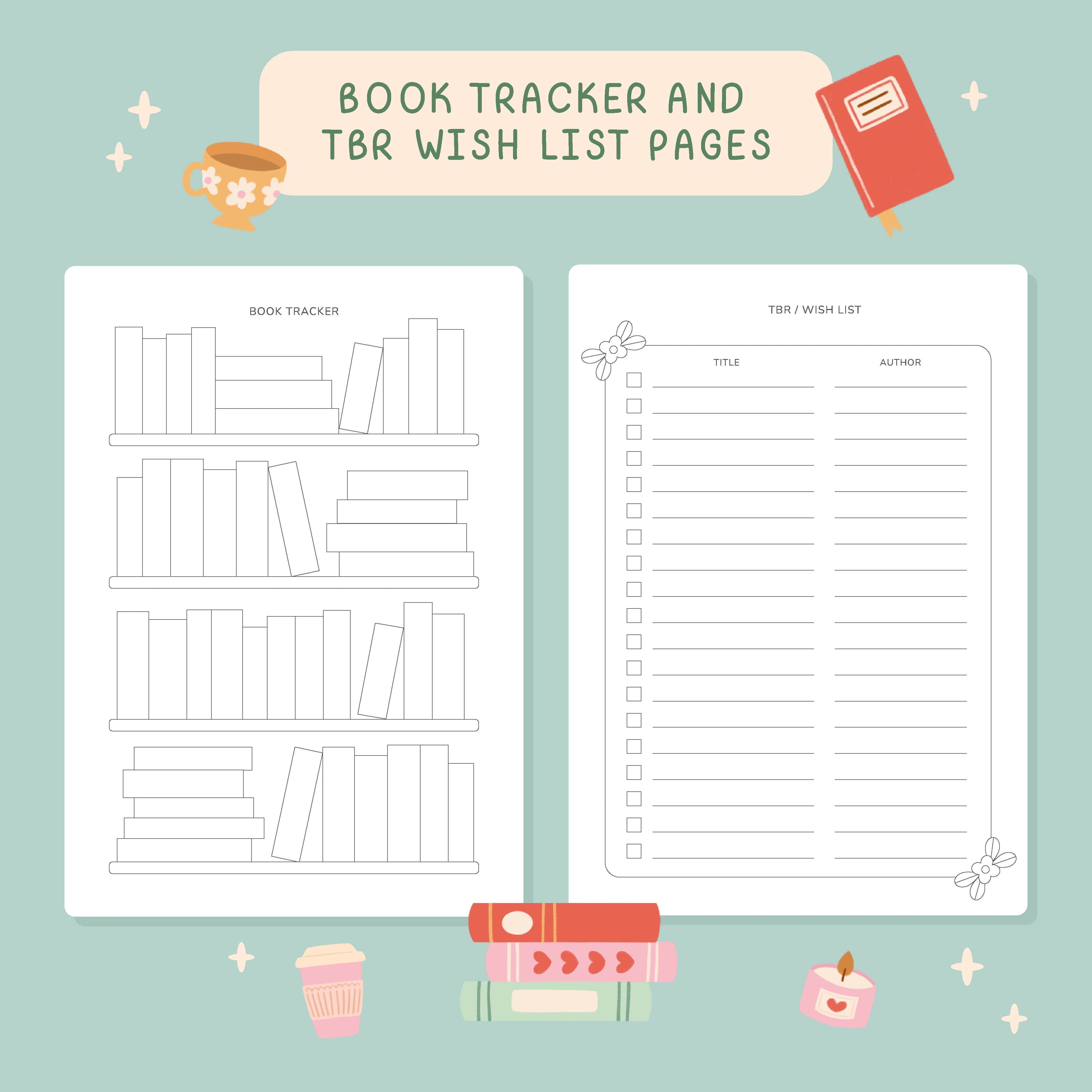 Reading Journal – 50 Page Book Review Notebook