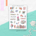 Sticker Sheet - Flowers & Books Bullet Journal Stickers