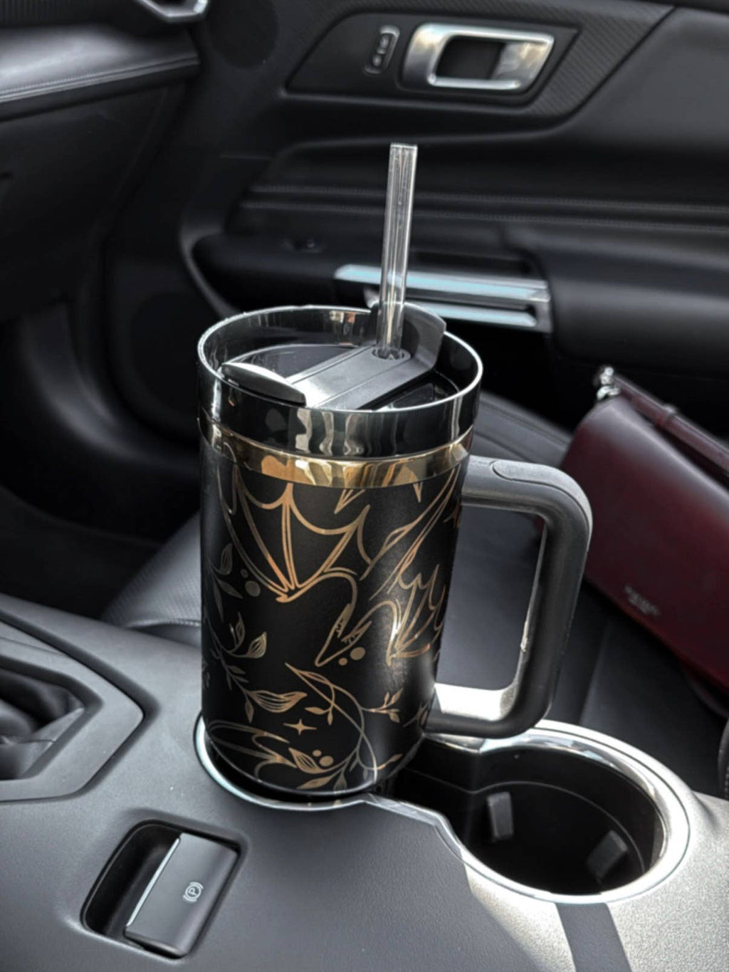 Engraved Gold Dragons Bookish 40oz Tumbler