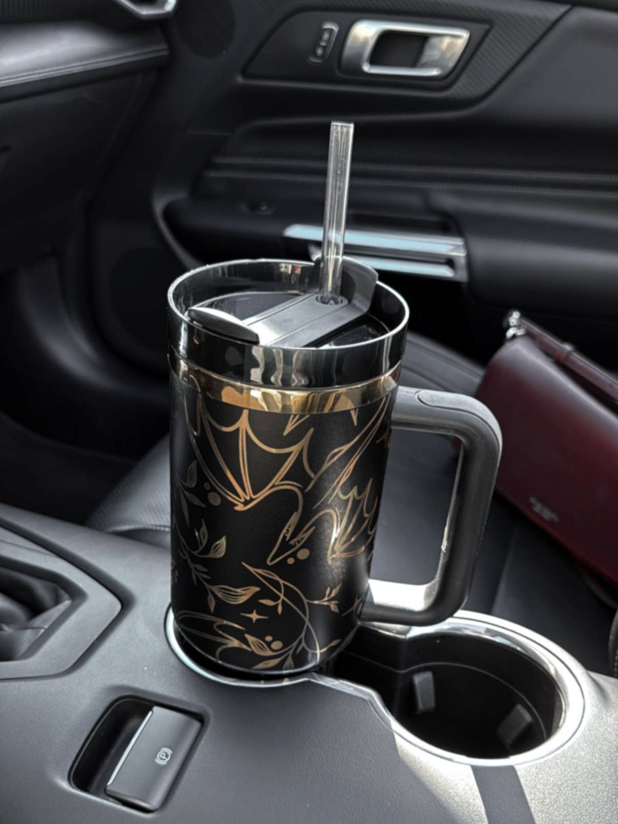Engraved Gold Dragons Bookish 40oz Tumbler