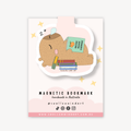 Magnetic Bookmark - Capybara's Cozy Corner